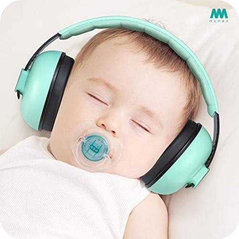 Raising Star – Auriculares con cancelación de ruido para recién nacidos,  bebés y niños pequeños, orejeras para niños de 3 meses a 6 años