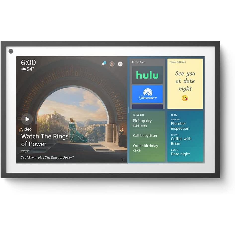 Echo Show 15 | Pantalla inteligente Full HD de 15.6 con Alexa y Fire TV  integrados | Incluye control remoto
