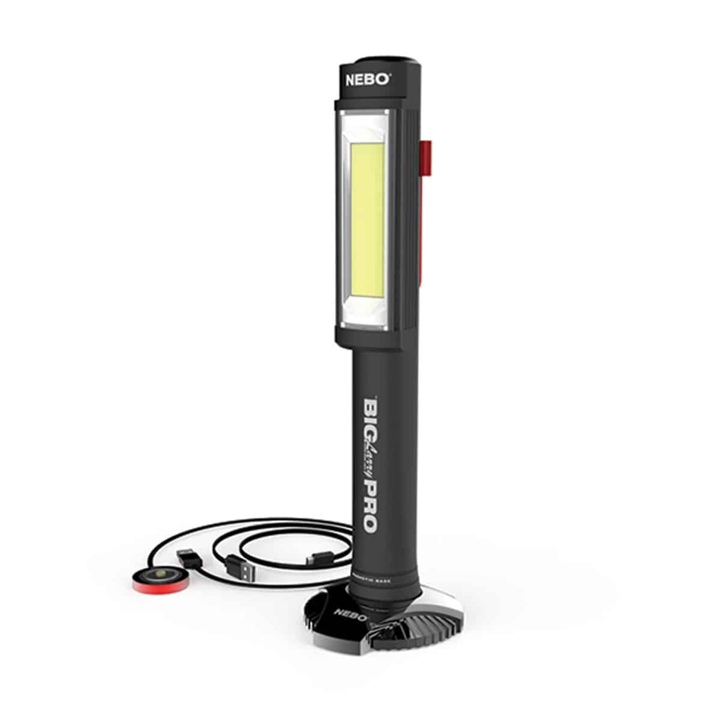 Linterna Recargable Nebo 6640DC Big Larry Pro 500 Lumen Magnetica