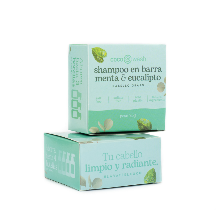 Shampoo En Barra Bar Menta&Eucalipto Para Cabello Graso Precio Guatemala