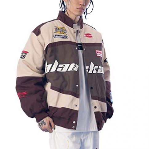 Aelfric Eden racer jacket men Jacket Vintage Graphic Baseball Jacket Unisex  Coats Streetwear : Precio Costa Rica