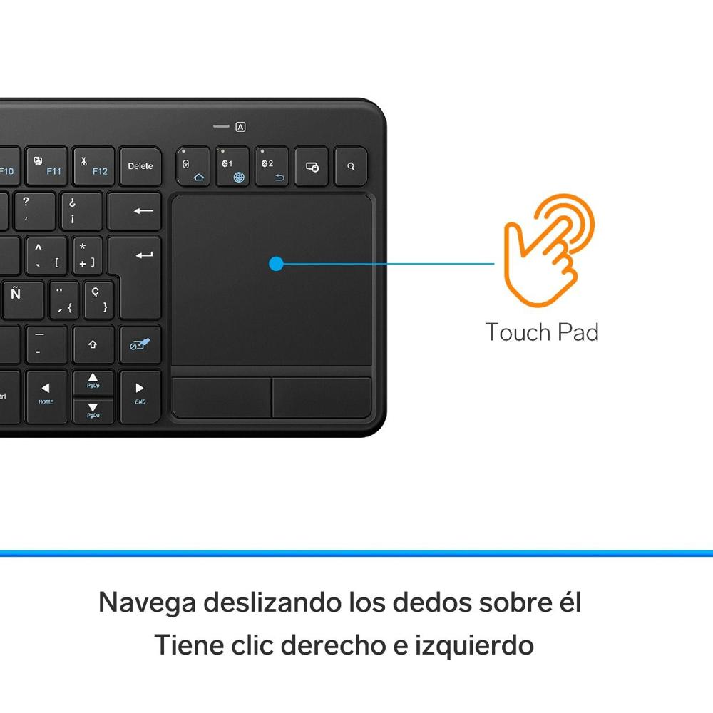 Teclado Inalambrico 3 En 1 Con Touchpad : Precio Guatemala