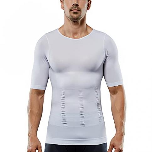 Camiseta moldeadora de compresión para hombre, ropa