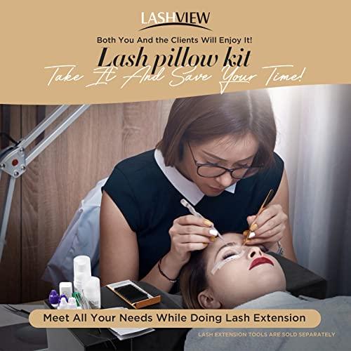 LASHVIEW Lash Pillow for Lash Extensions，Eyelash Extension Neck Pillow