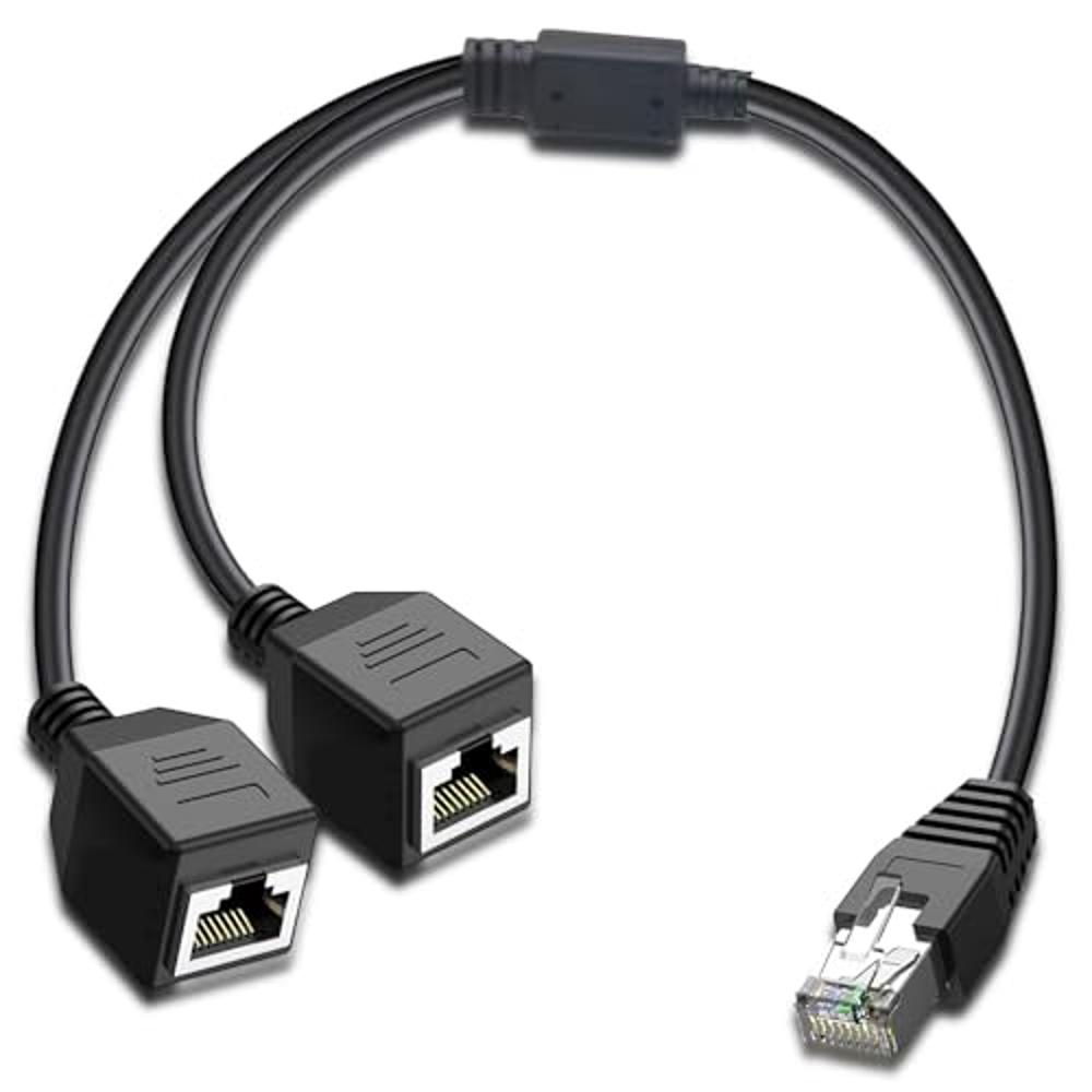 Adaptador de red RJ45 Ethernet Splitter 1 a 3, RJ45 1 macho a 3