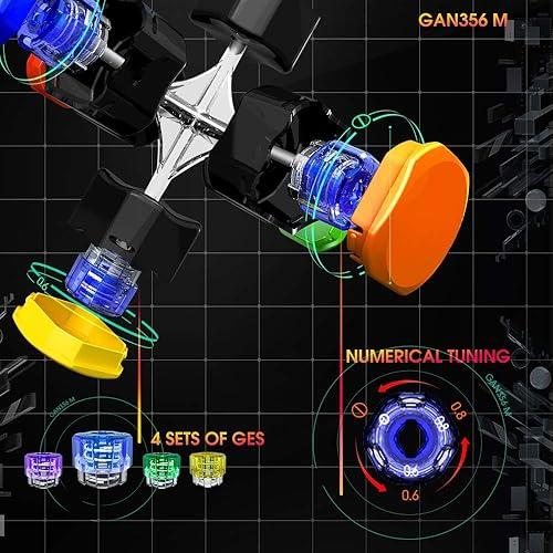 GAN 356 M, Cubo de velocidad magnético 3x3 Gans 356M Magic Cube con GES