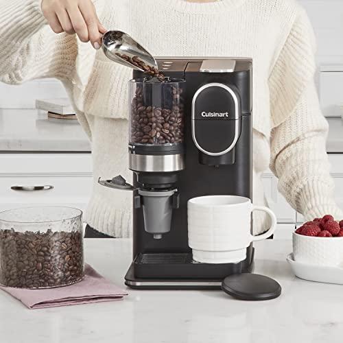  Cuisinart Single Serve Coffee Maker + Coffee Grinder, 48-Ounce  Removable Reservoir, Black, DGB-2: Home & Kitchen