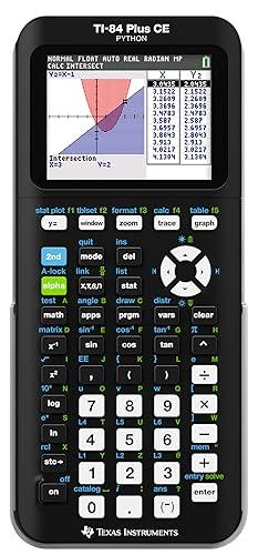 Texas Instruments TI84 Plus CE Calculadora gráfica en color, negra, 7