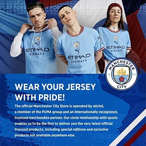 Camiseta Manchester City F.C. Réplica Local para Hombre, Azul