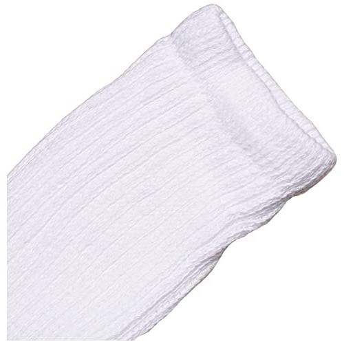 HUE Calcetines de algodón para mujer, paquete de 3 pares, Blanco