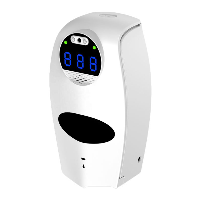 Dispensador De Gel Antibacterial Con Termómetro Digital K9 Plus : Precio  Guatemala