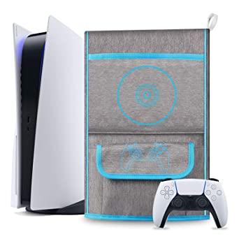 Esimen - Funda protectora para consola PS5/Playstation 5 Digital Edition,  funda de viaje compatible con 12 bolsillos de disco de juego (gris) Color  Gris : Precio Guatemala