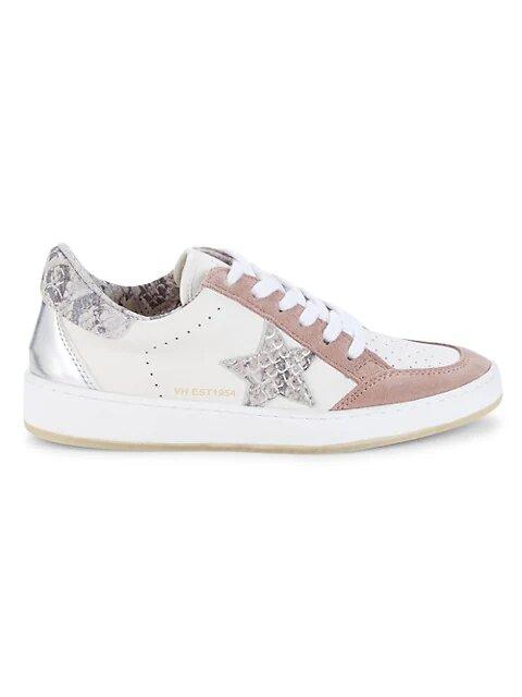 vintage havana celia leather sneakers