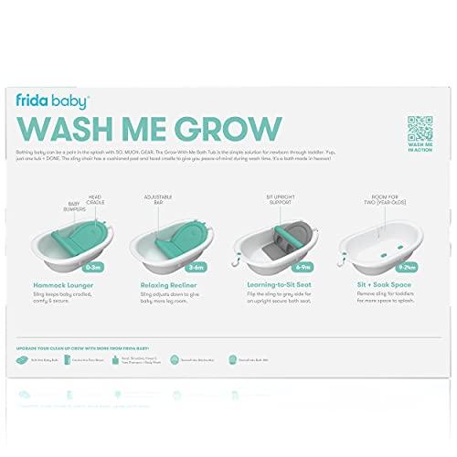 Frida Baby 4in1 GrowwithMe Bath Tub Transforms Infant Bathtub to