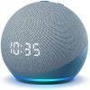 Bocina Inteligente Amazon Echo Dot Con Reloj (4Th Gen) Azul Con Alexa
