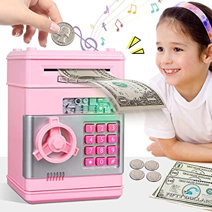 MAGIBX Piggy Bank Juguetes para niñas de 6 7 8 11 Regalos, caja