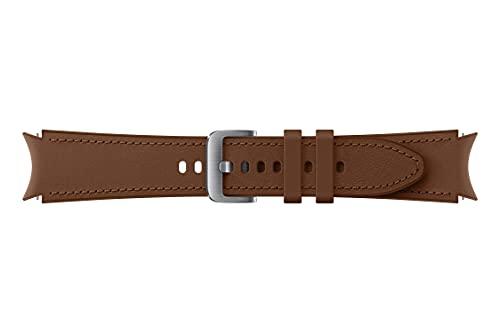 Samsung Electronics Hybrid Leather Silicone Watch Band Strap Mediumlarge For Galaxy Watch 4 8324