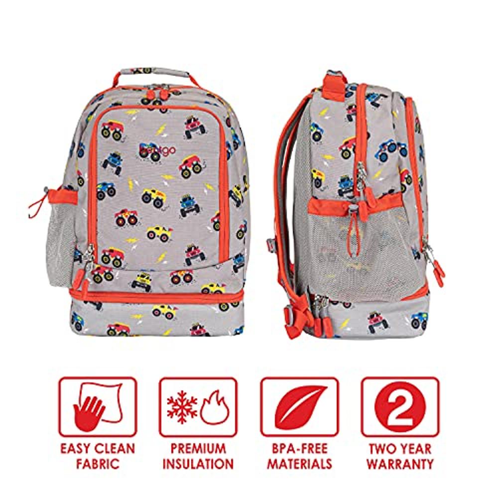 Bentgo® Kids Mochila 2 en 1 y lonchera con aislamiento - Mochila