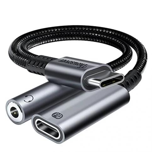 VOLT PLUS TECH USB C a conector de auriculares de 0.138 in, adaptador de  carga rápida auxiliar y tipo C, compatible con tu Asus 6zand muchos más