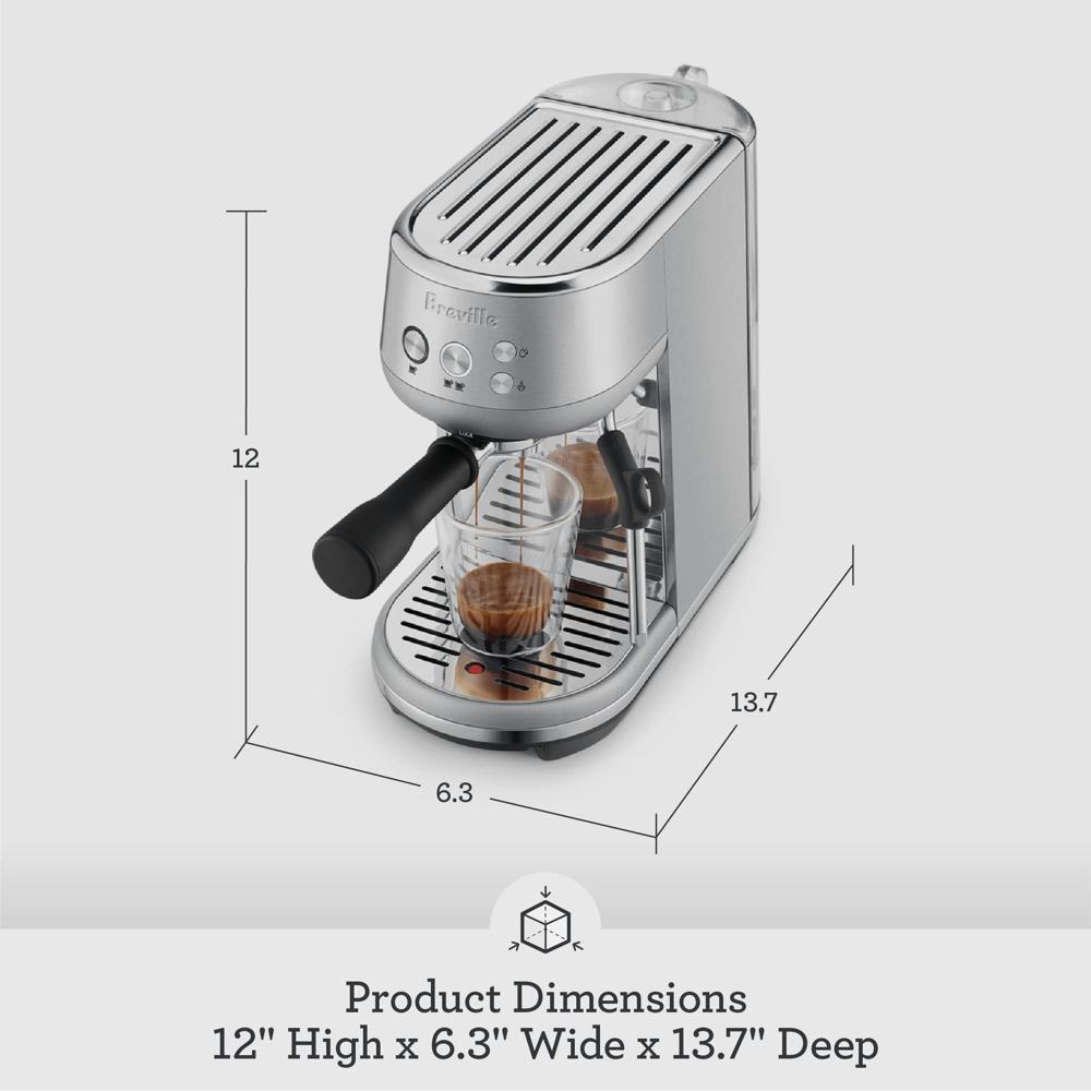 Breville Bambino Espresso Machine,47 Fluid Ounces, Stainless Steel ...