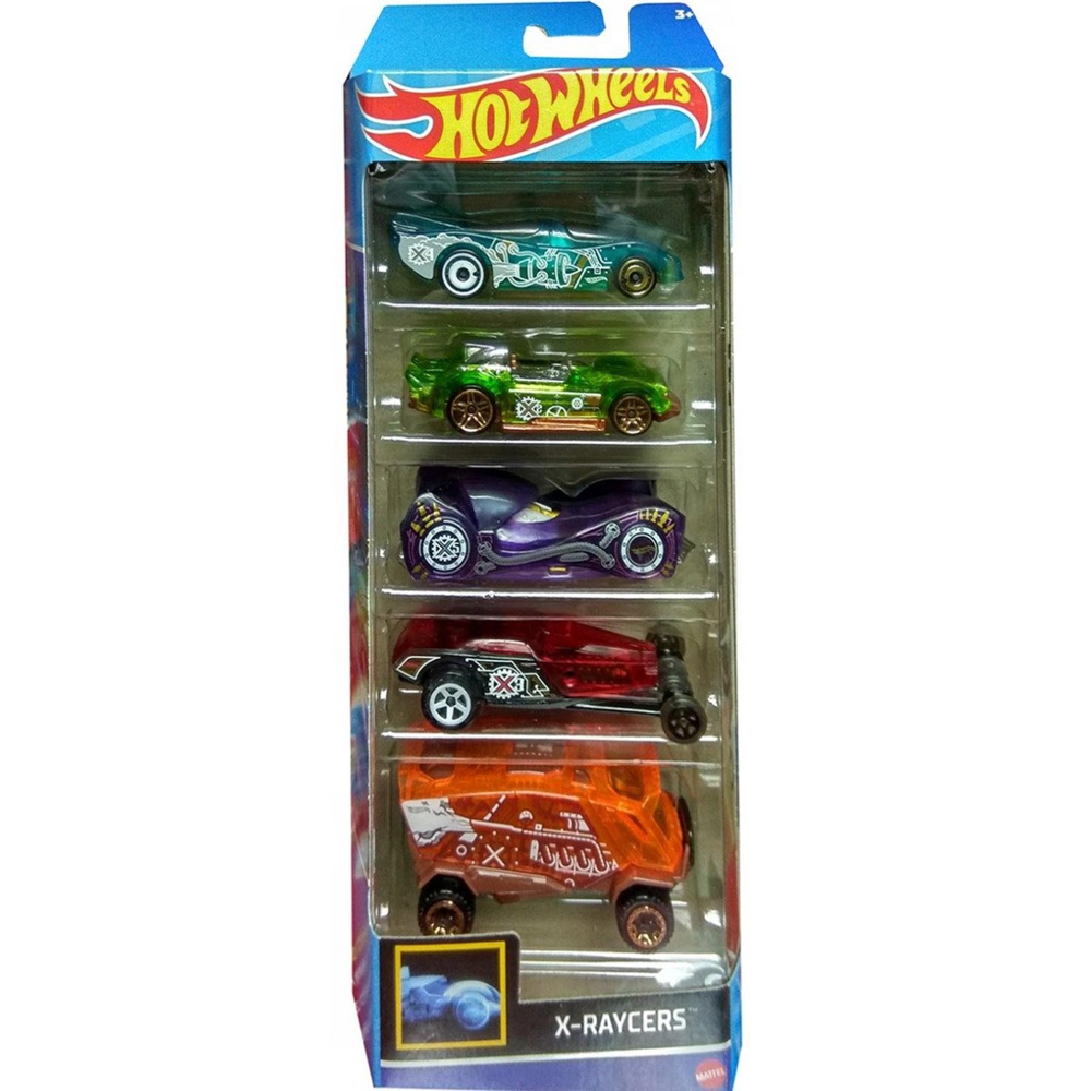 Coches hot wheels pack de 5 surtidos - Librería Kolima