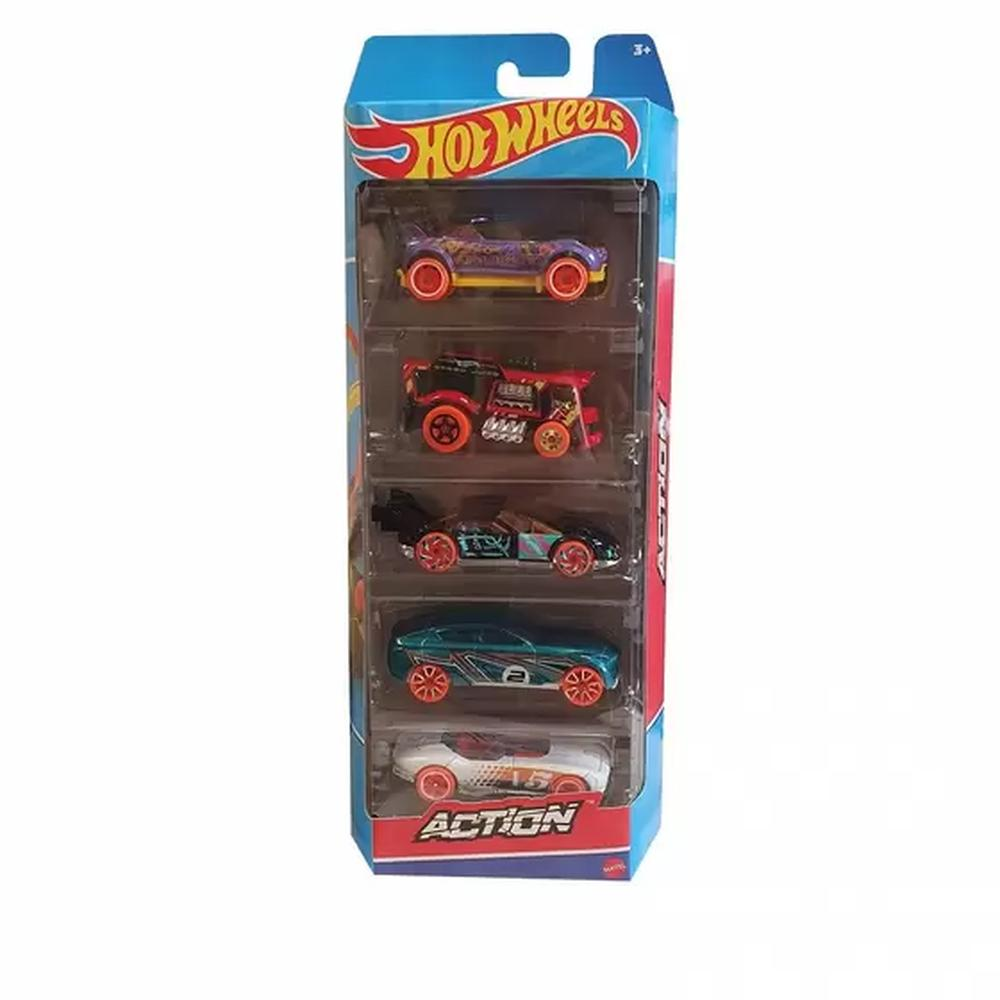 Coches hot wheels pack de 5 surtidos - Librería Kolima