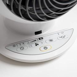 IRIS USA WOOZOO Air Circulator Fan with Remote, Oscillating, 5 Speeds, 82ft Max Air Distance, Adjustable Tilt, Quiet Motor, Small Fan for Bedroom, Office, Dorm, White