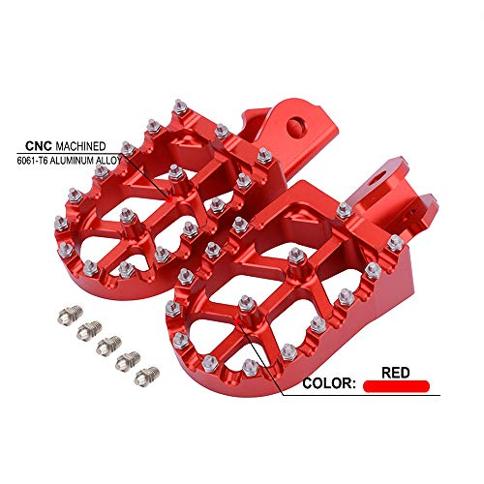 AnXin Estriberas Dirt Bike Estriberas Moto Pedales Reposapiés CNC para  CRF250F 19-23 XR150L 15-23 CRF150F CRF230F 03-19 Hawk 250 Dirt Pit Bike  Rojo - Color rojo - Tamaño rojo : Precio Guatemala