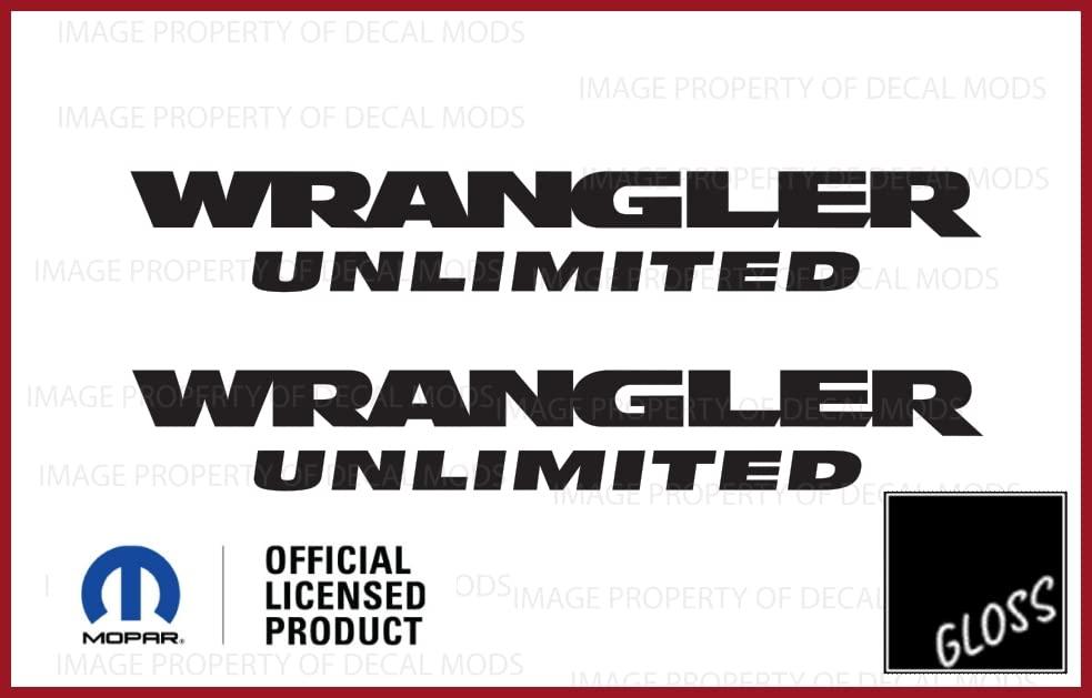 Jeep Wrangler Unlimited Fender Decal Sticker 4 X 10 | Custom Made In - Foto 9