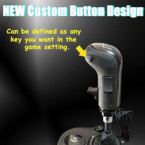 Sunydog USB Truck Simulator Shifter, LKW-simulator-schakelhendel, USB- schakelpook voor Logitech G29 G27 G25, versnellingspook vervanging voor ATS en ETS2 AI pc-games