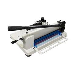 HFS(R) Heavy Duty Guillotine Paper Cutter 400 Sheet Capacity | Solid Steel Construction (A4-12 Paper Cutter) - Tamaño A4-12 paper cutter