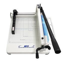 HFS(R) Heavy Duty Guillotine Paper Cutter 400 Sheet Capacity | Solid Steel Construction (A4-12 Paper Cutter) - Tamaño A4-12 paper cutter