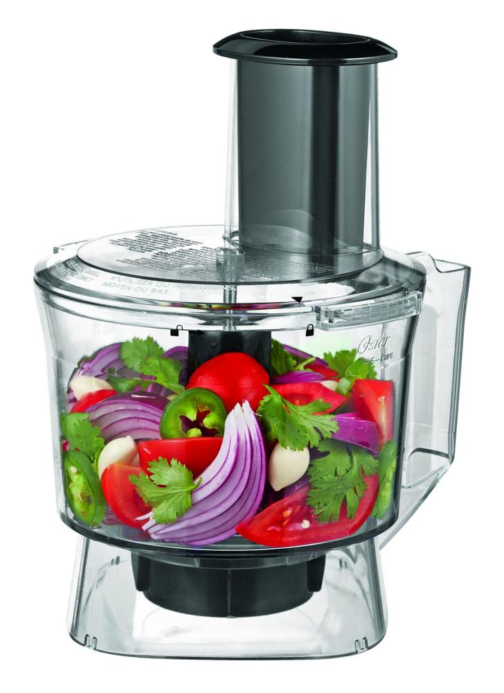 Oster Blender | Pro 1200 con frasco de vidrio, vaso de batido de 24 onzas y  accesorio para procesador de alimentos, níquel cepillado - BLSTMB-CBF-000