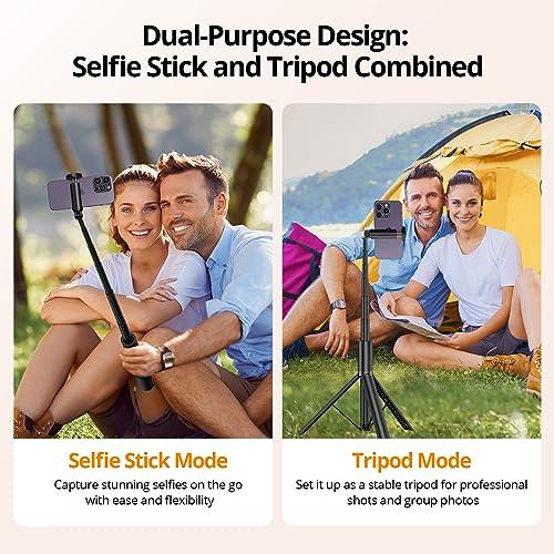 ATUMTEK Trípode para palo selfie de 51 pulgadas, todo en uno