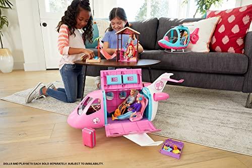 Barbie Airplane Playset, Dreamplane con más de 15 accesorios que