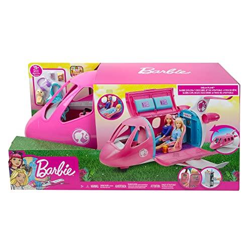 Barbie Airplane Playset, Dreamplane con más de 15 accesorios que