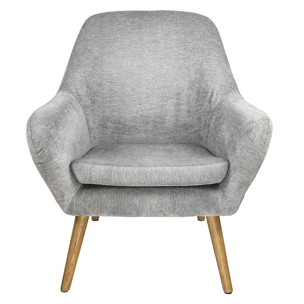 Sillón Elegante Astro Para Recamara O Sala Familiar, Color Gris, Kalea