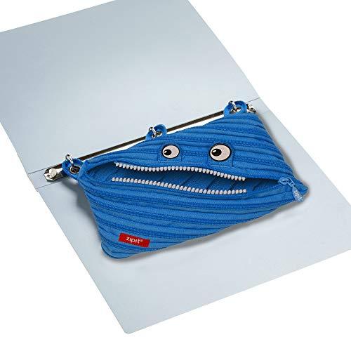 Zipit Monster 3-Ring Pencil Case, Royal Blue
