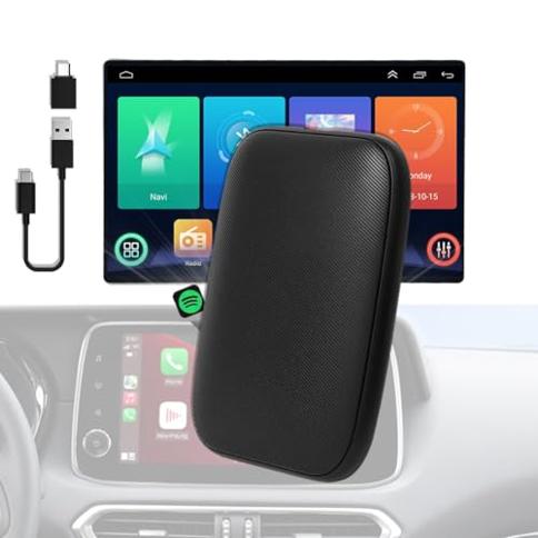 Wireless Carplay Adapter, Wireless Android Auto Adapter Carplay Ai Box  Wireless Support Multimedia