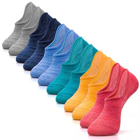 12 pares de calcetines de tobillo para mujer, corte bajo, talla 6-8,  deportivos, color blanco, Blanco