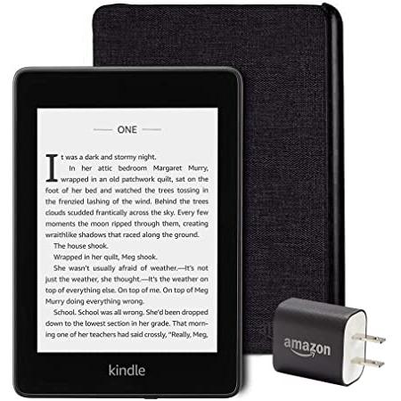 Kindle Fabric Cover Charcoal Black