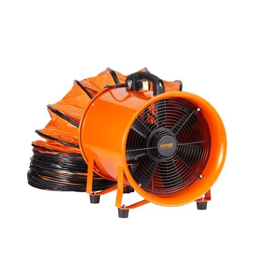 VEVOR Ventilador De Utilidad Portátil, Ventilador De Escape Axial De ...