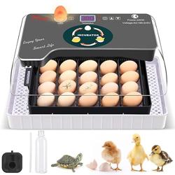HOWOOIUA 12 Egg Incubator - Automatic Egg Turner, Temperature Control, Built-in Candler, Auto Water Refill for Hatching Chicken, Duck, Quail  Bird Eggs
