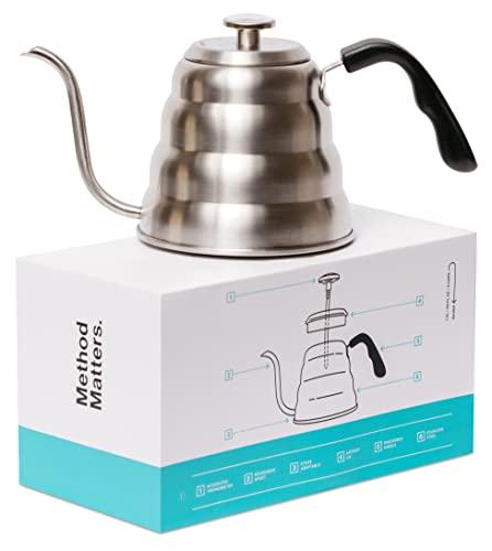 Tea Kettle for Stove Top Gooseneck Kettle,Stovetop Pour Over Coffee Kettle,Stainless  Steel Kettle for Camping,Home,Kitchen,12 Oz 