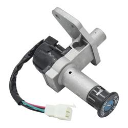 RCRBT Motorcycle Ignition Switch Key Set Kit Compatible with GY6 125cc 150cc Moped Scooter 4 Pin Plug Chinese Scooter Parts