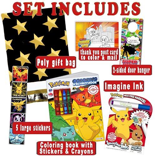 Conjunto de pegatinas Pokémon, paquete de pegatinas Pokémon, pegatinas