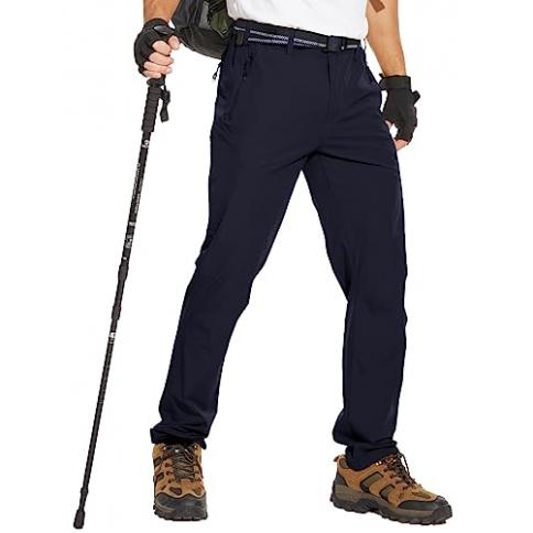 NOUKOW Mens Outdoor Hiking Pants, Quick Dry Lightweight Tactical