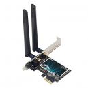 WiFi 6 AX200 AX200NGW Desktop PCI-E Wireless Adapter Dual Band BT5.2  3000Mbps WiFi 802.11ax PCIe Network Card for AX ax11000 Router MU-MIMO  Gigabit