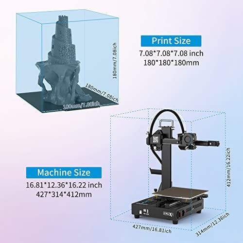 TRONXY CRUX1 3D Printer With PEI Printing Plate, Direct Drive Extruder