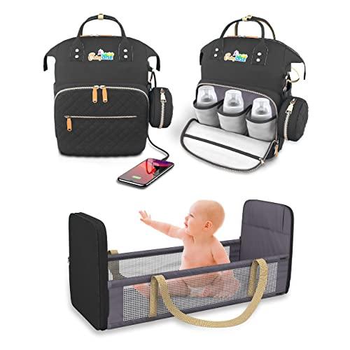 BABYDISE Baby diaper bag backpack (Black) Precio Guatemala